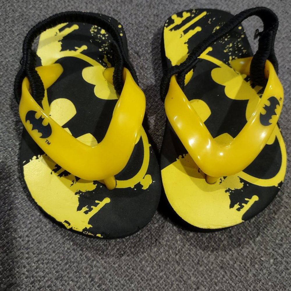 Batman Flip Flops